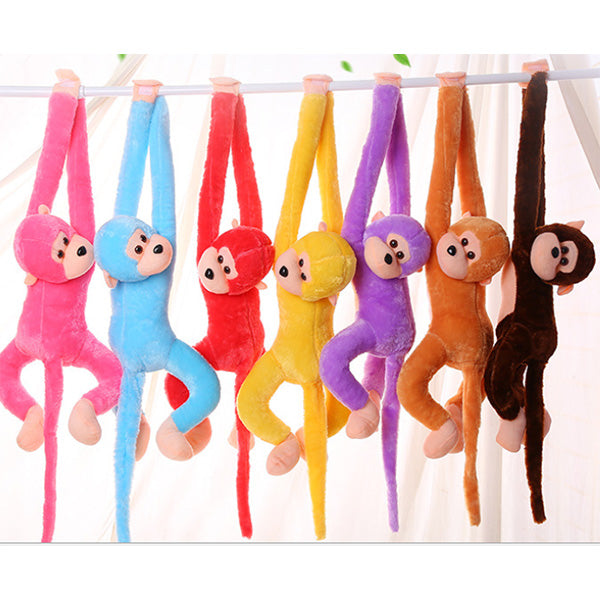 Colgante mono  de peluche con brazos largos y cola de juguete de felpa - Alistore Chile