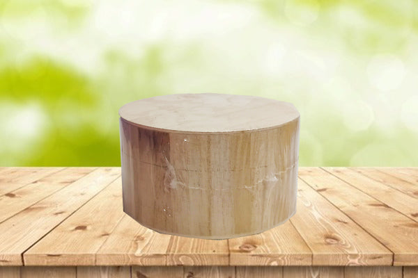 Caja redonda de madera - Alistore Chile