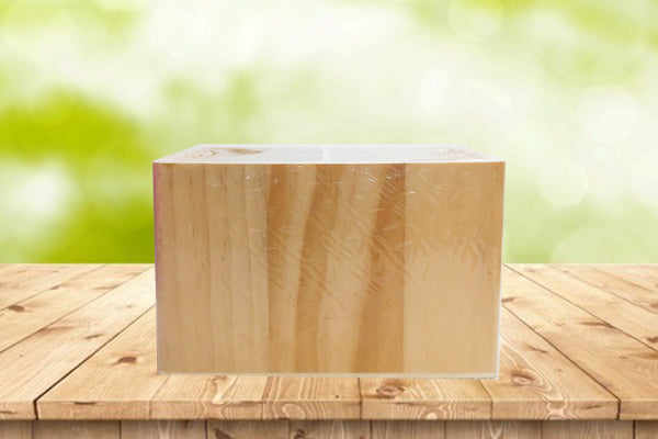 Caja rectangular de madera sin tapa - Alistore Chile