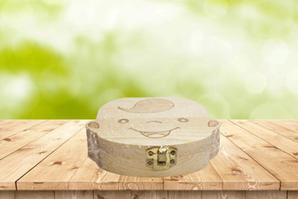 Caja en forma de bebé de madera - Alistore Chile