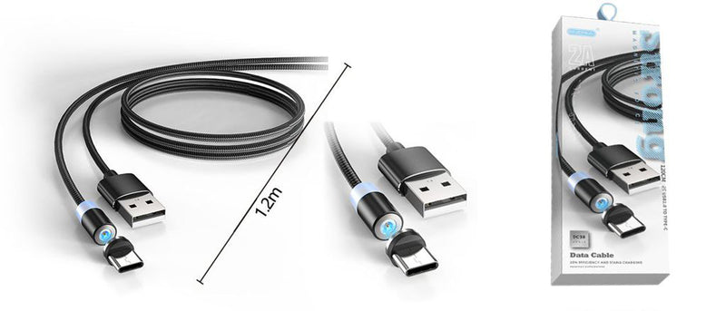 Cable de datos Tipo C USB conector magnético - Alistore Chile